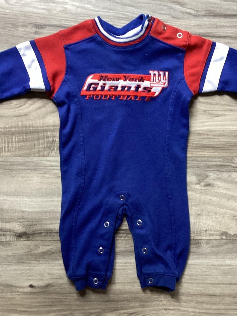 Reebok baby boy NY Giants coverall size 3-6 months
